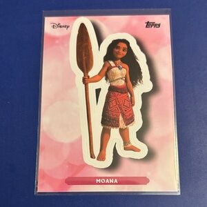 Disney Moana Sticker with Pink Background
